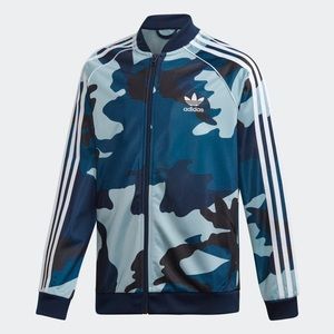 adidas blue camo tracksuit